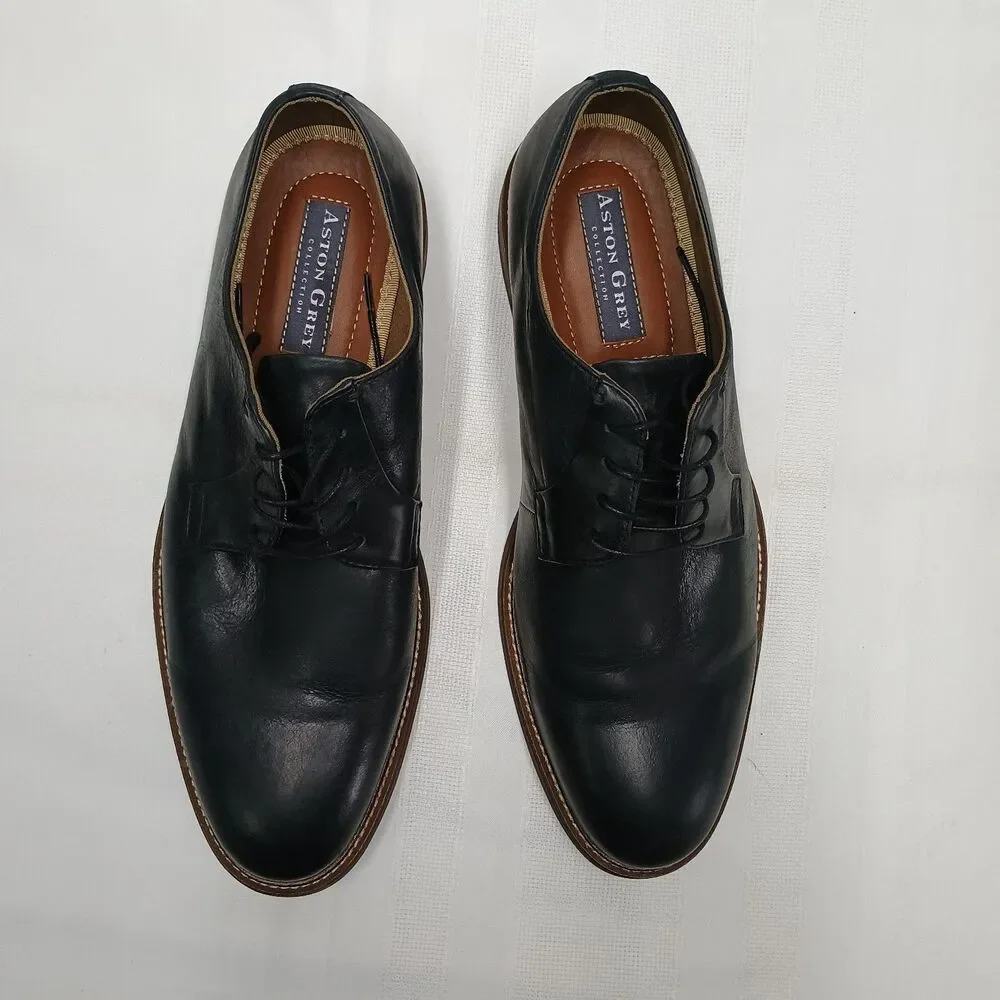 Aston Grey Grenasien sz 9.5 Men's Black Used With Box